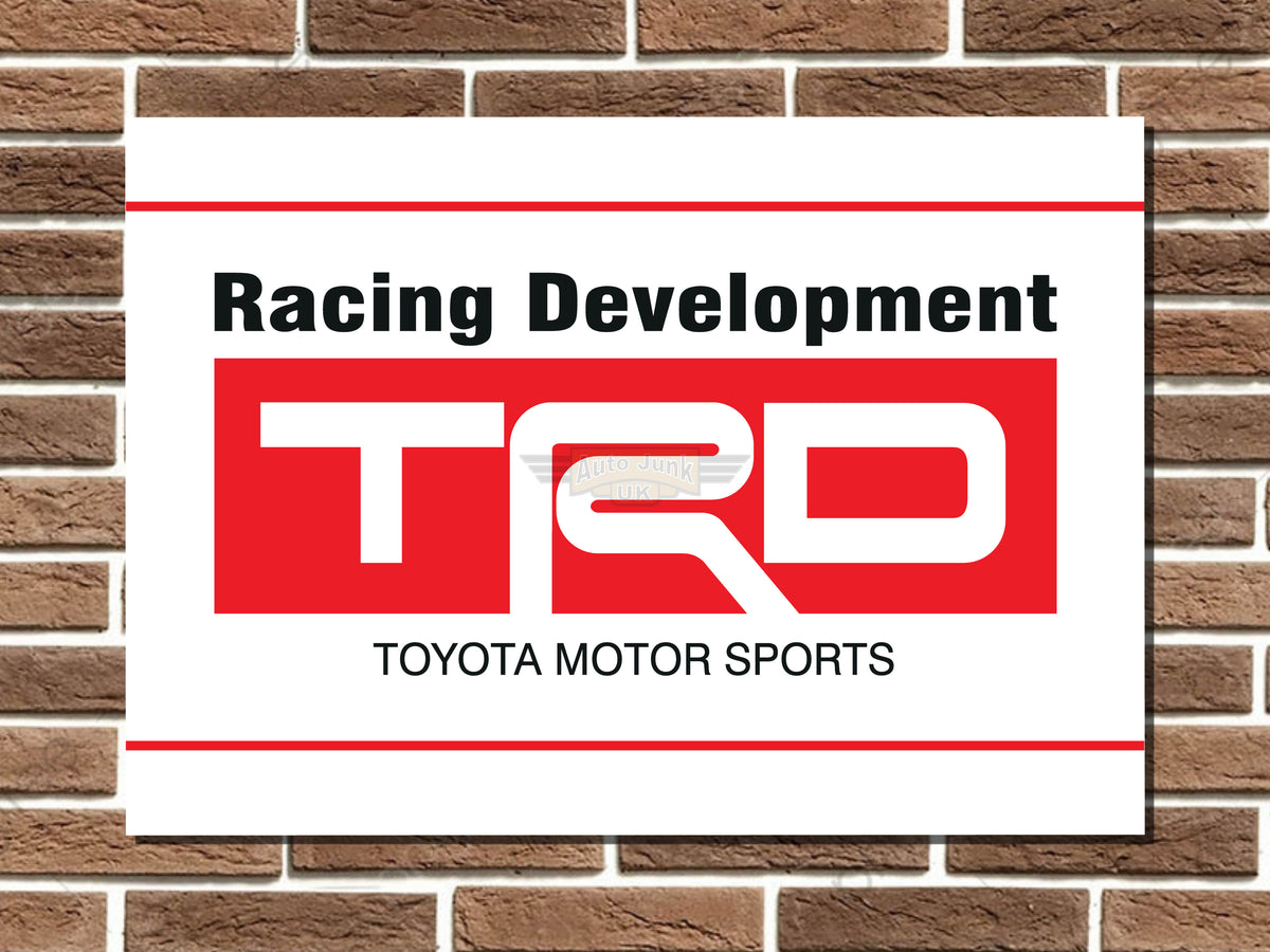 Toyota TRD Metal Sign