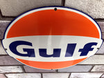Gulf Enamel Sign