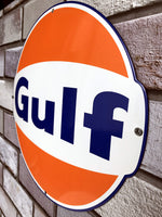 Gulf Enamel Sign