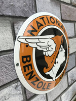 National Benzole Enamel Sign