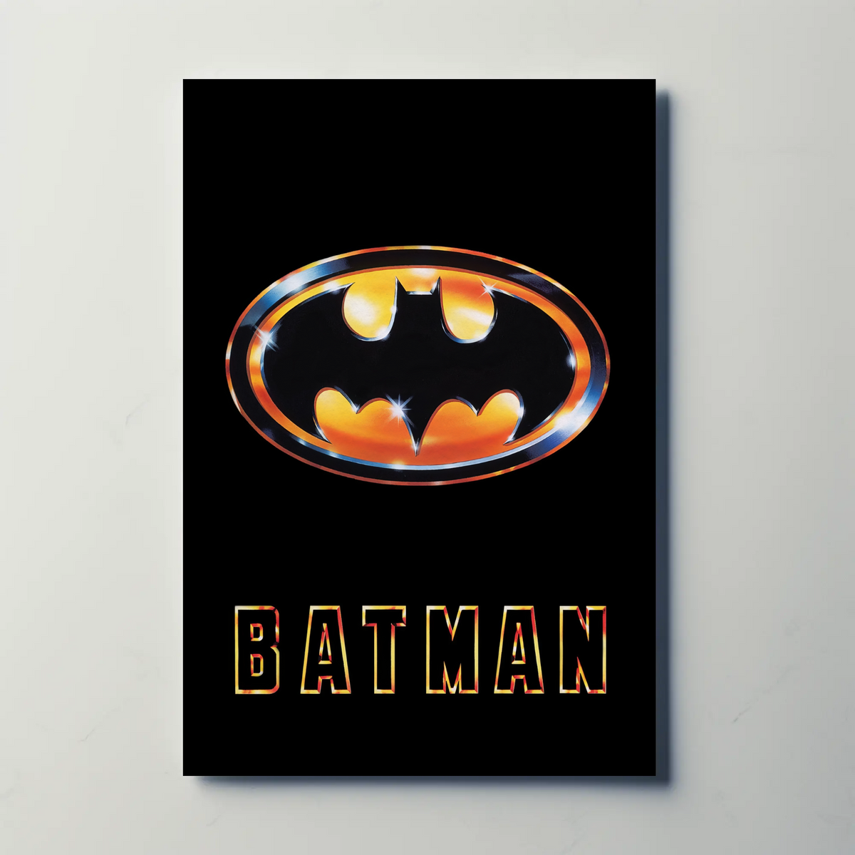 Batman (1989) Metal Film Poster