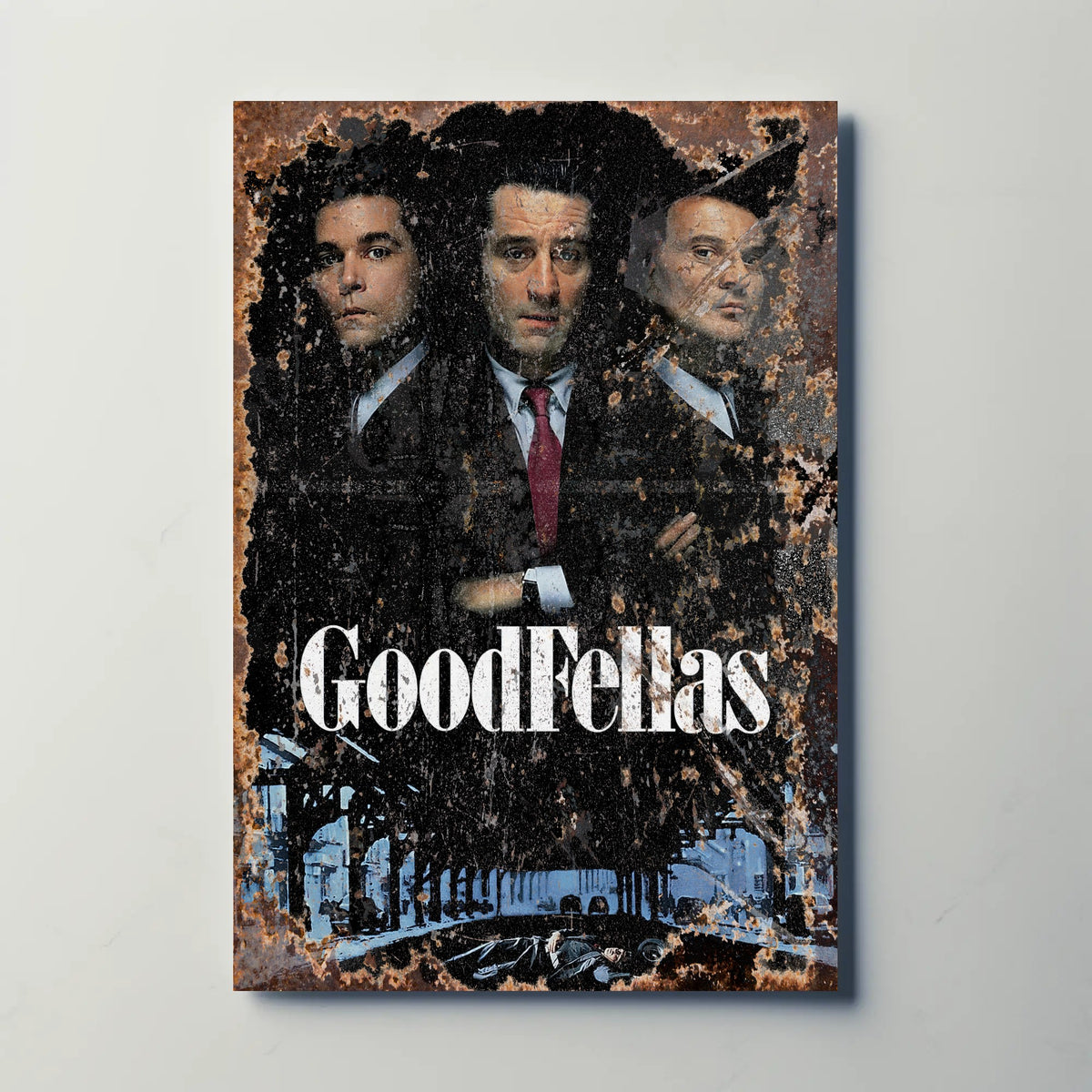GoodFellas (1990) Metal Film Poster