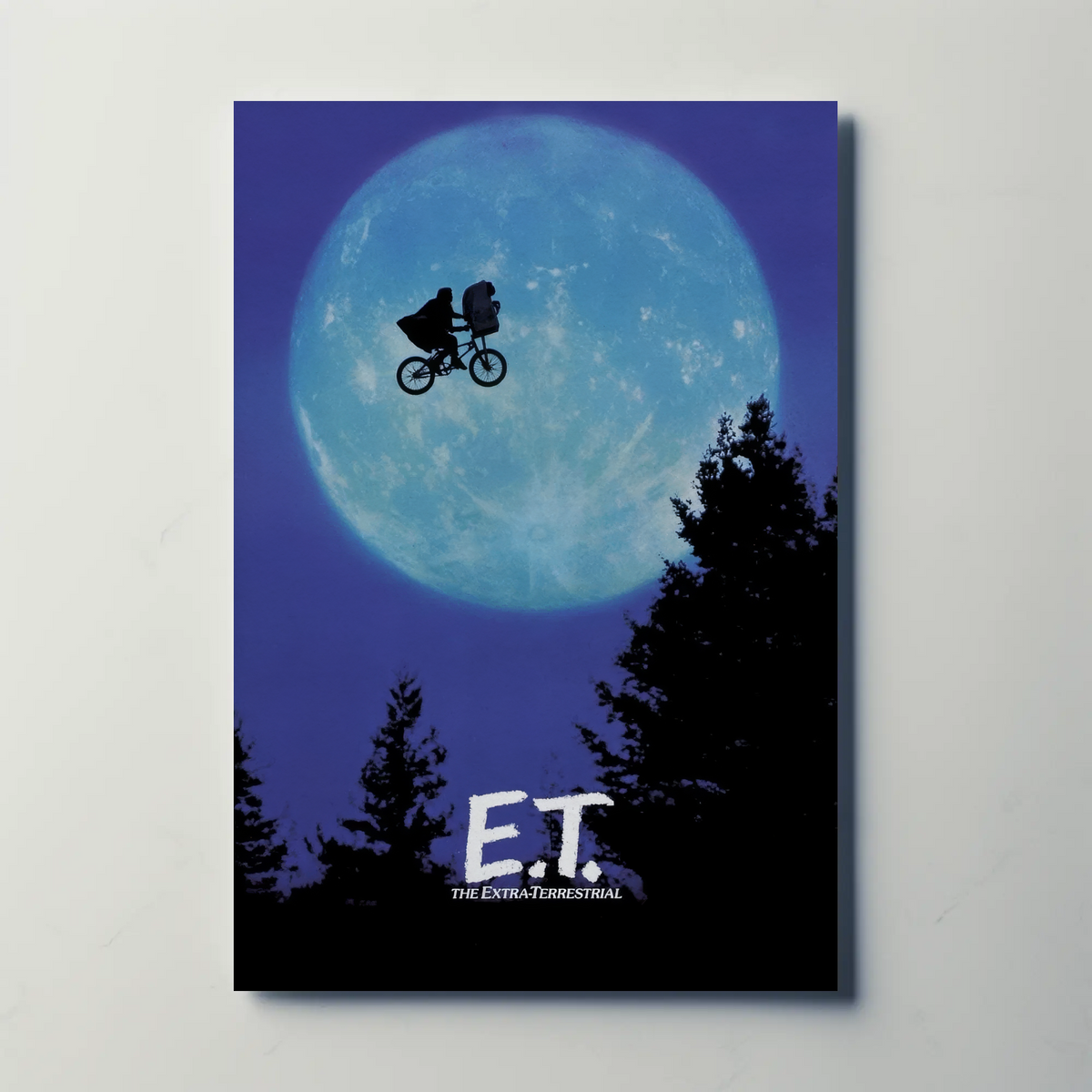 E.T. the Extra-Terrestrial (1982) Metal Film Poster