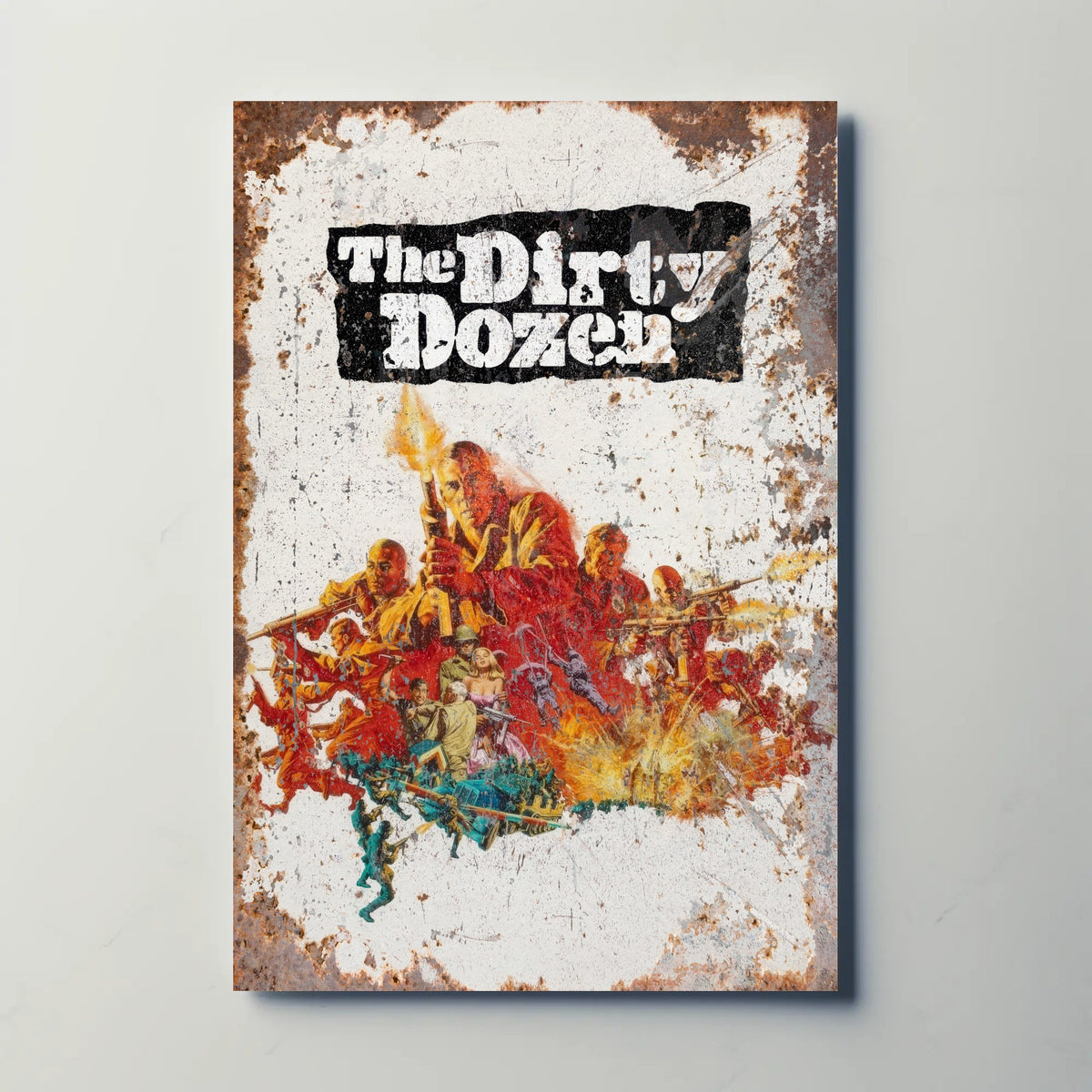 The Dirty Dozen (1967) Metal Film Poster