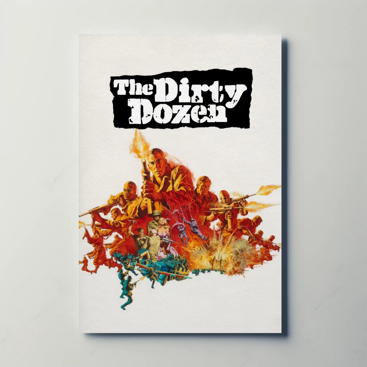 The Dirty Dozen (1967) Metal Film Poster