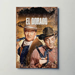 El Dorado (1966) Metal Film Poster