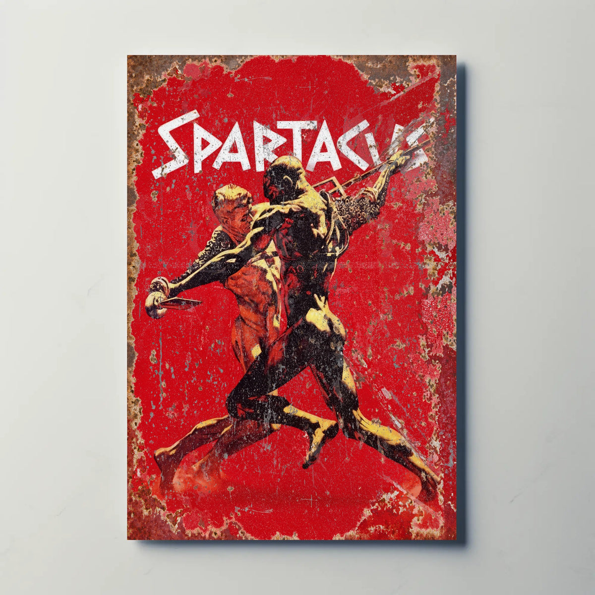 Spartacus (1960) Metal Film Poster
