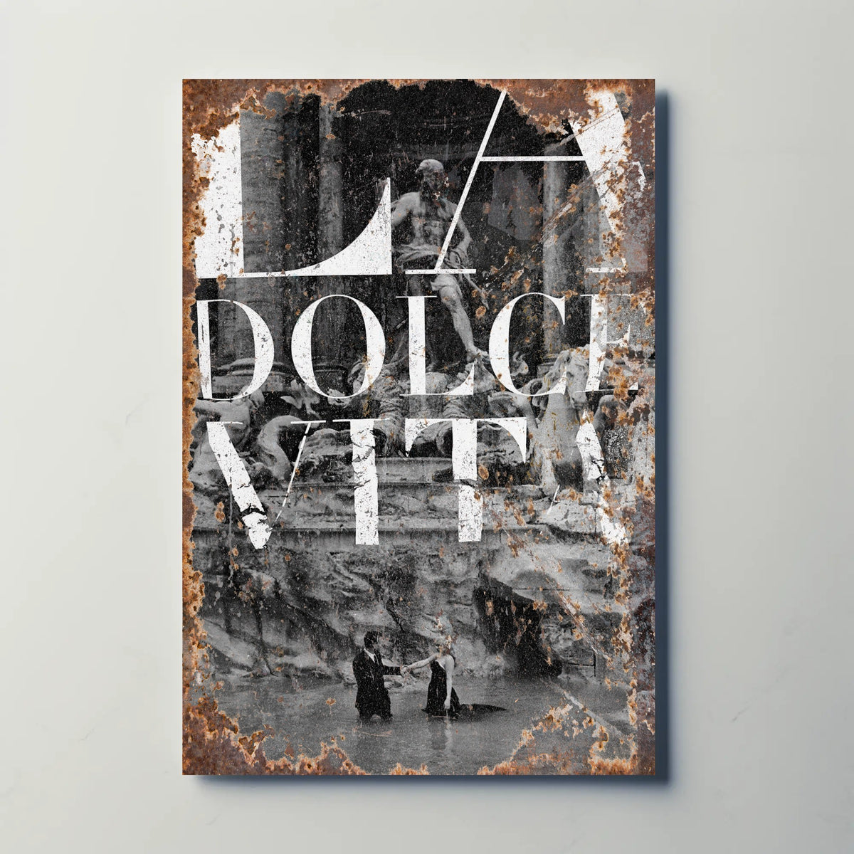 La Dolce Vita (1960) Metal Film Poster