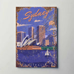 Sydney Australia Metal Poster