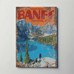 Banff National Park Canada Metal Poster