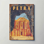 Petra Jordan Metal Poster