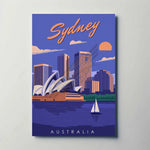 Sydney Australia Metal Poster
