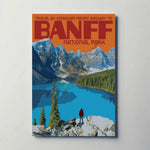 Banff National Park Canada Metal Poster