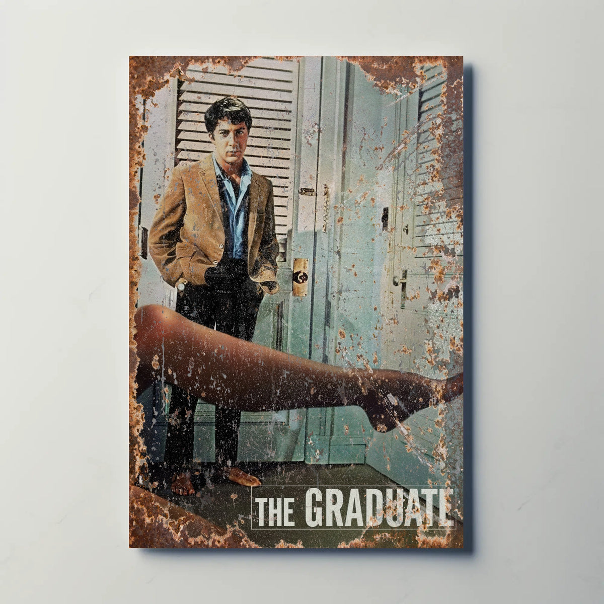 The Graduate (1967) Metal Film Poster