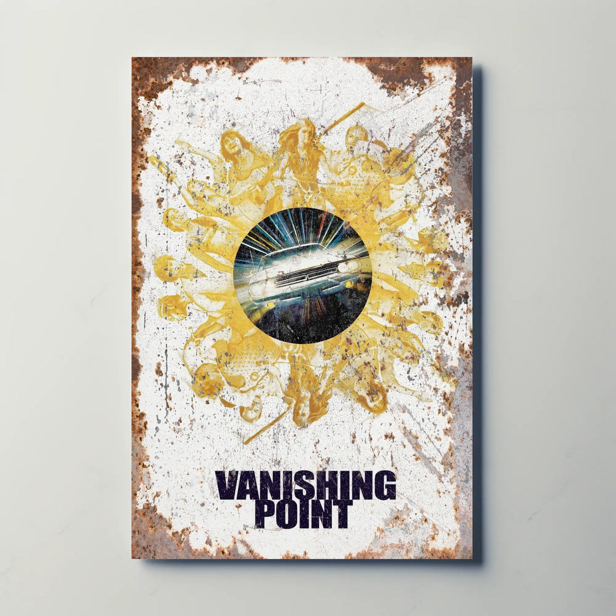 Vanishing Point (1971) Metal Film Poster