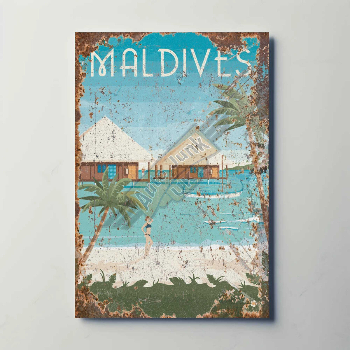 Maldives Metal Poster