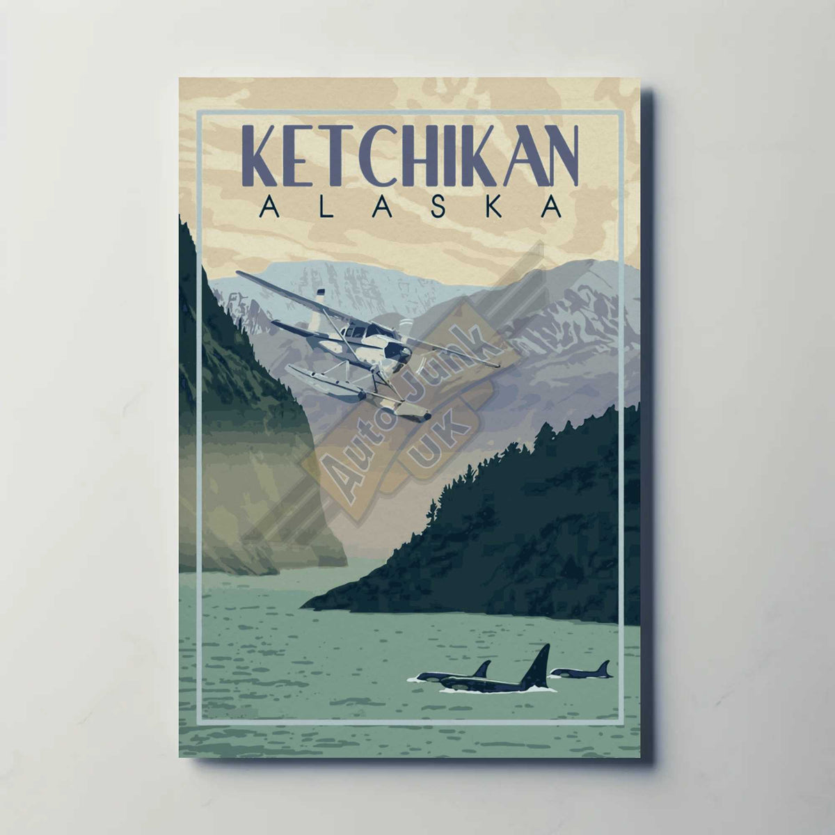 Ketchikan Alaska Metal Poster