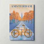 Amsterdam The Netherlands Metal Poster