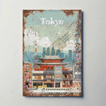 Tokyo Japan Metal Poster