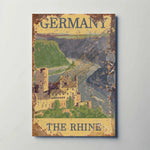 Germany The Rhine Metal Poster