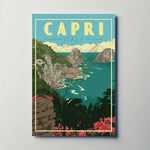 Capri Italy Metal Poster