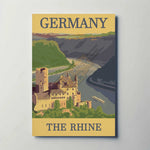 Germany The Rhine Metal Poster