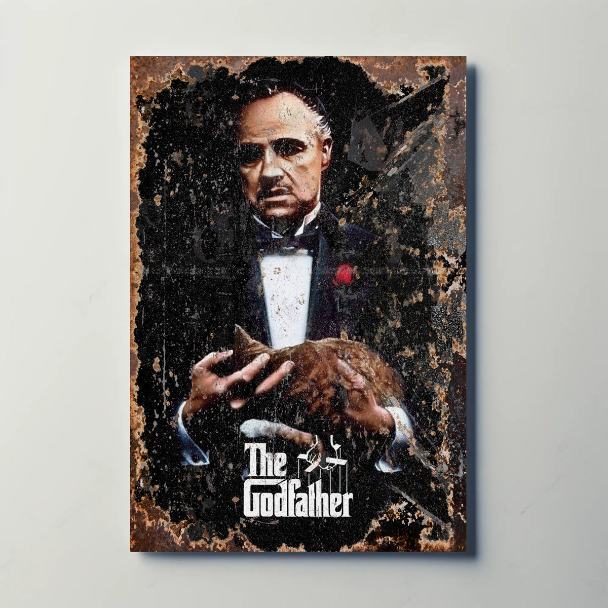 The Godfather (1972) Metal Film Poster