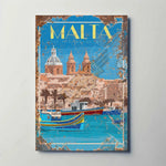 Malta Metal Poster