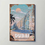 Dubai UAE Metal Poster