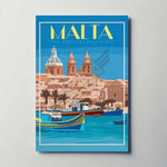 Malta Metal Poster