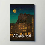 Edinburgh Scotland Metal Poster