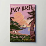 Key West Metal Poster
