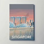 Singapore Metal Poster