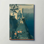 Crimea Metal Travel Poster