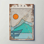 Japan Metal Travel Poster