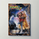 Back to the Future Part II (1989) Metal Film Poster