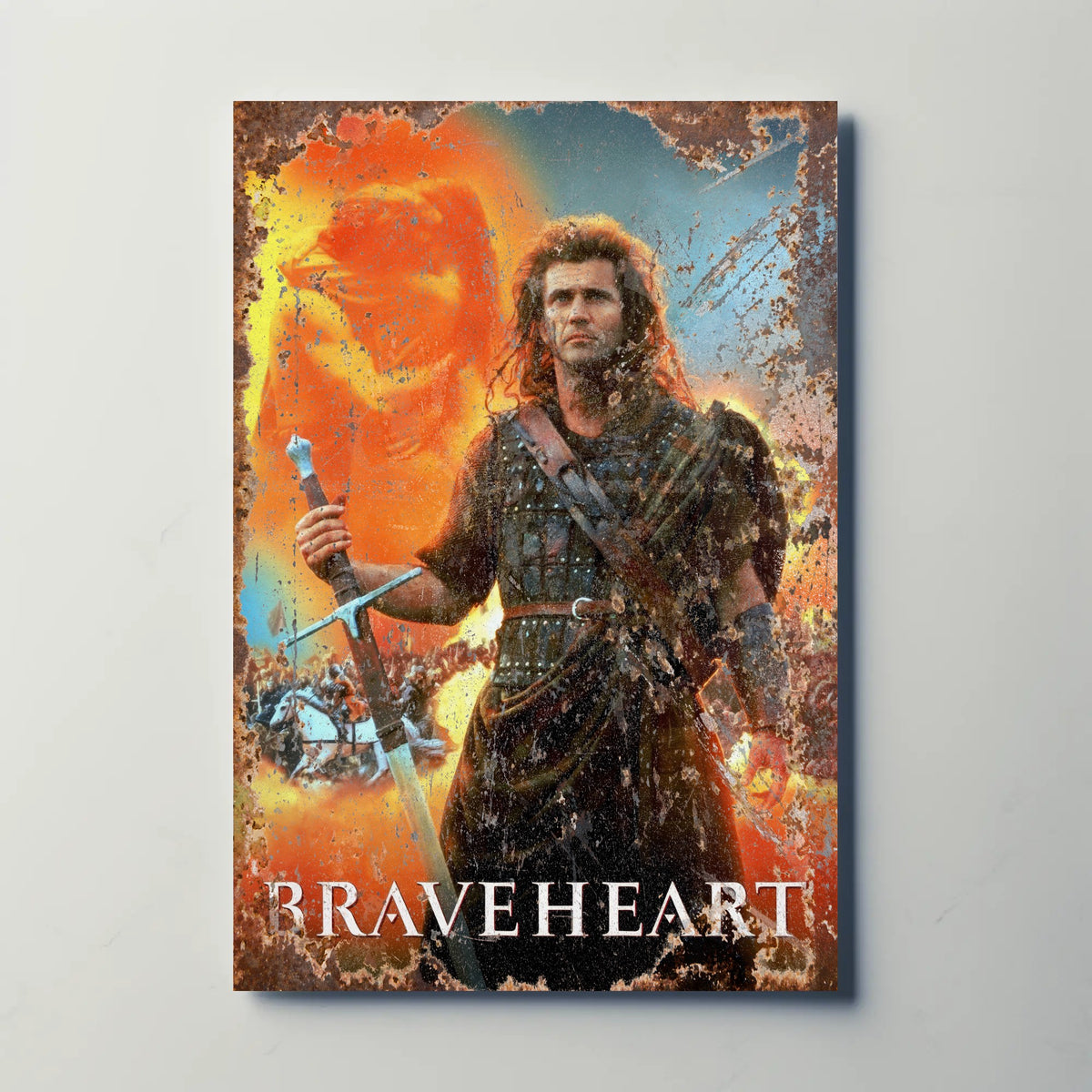 Braveheart (1995) Metal Film Poster
