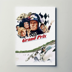 Grand Prix (1966) Metal Film Poster
