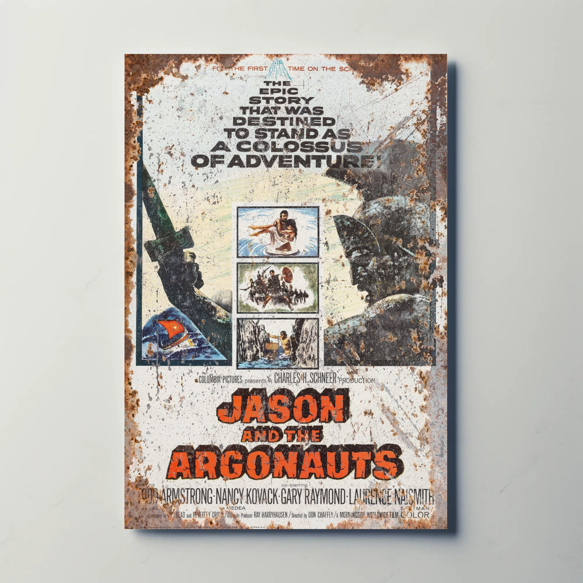 Jason and the Argonauts (1963) Metal Film Poster