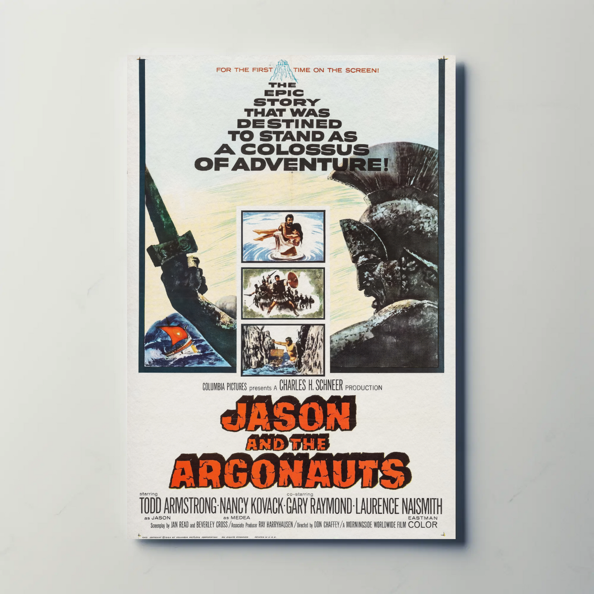 Jason and the Argonauts (1963) Metal Film Poster