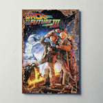 Back to the Future Part III (1990) Metal Film Poster