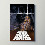 Star Wars (1977) Metal Film Poster