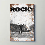 Rocky (1976) Metal Film Poster