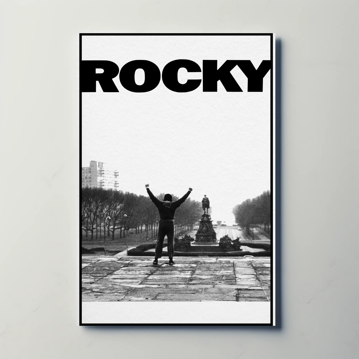 Rocky (1976) Metal Film Poster