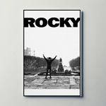 Rocky (1976) Metal Film Poster