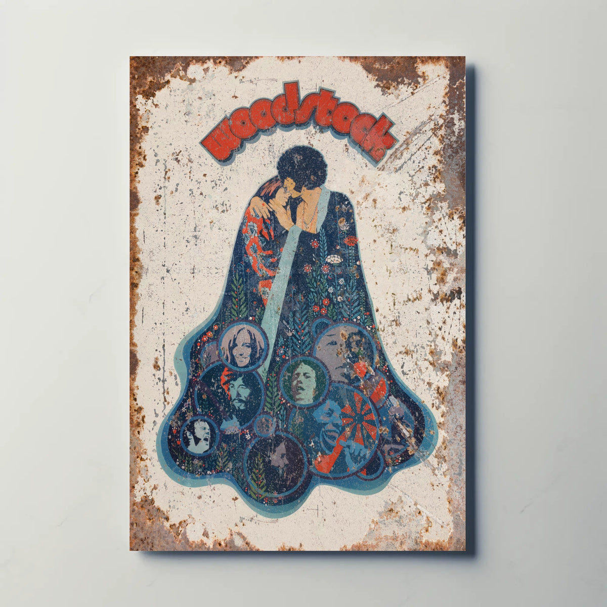 Woodstock (1970) Metal Film Poster