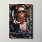 The Terminator (1984) Metal Film Poster