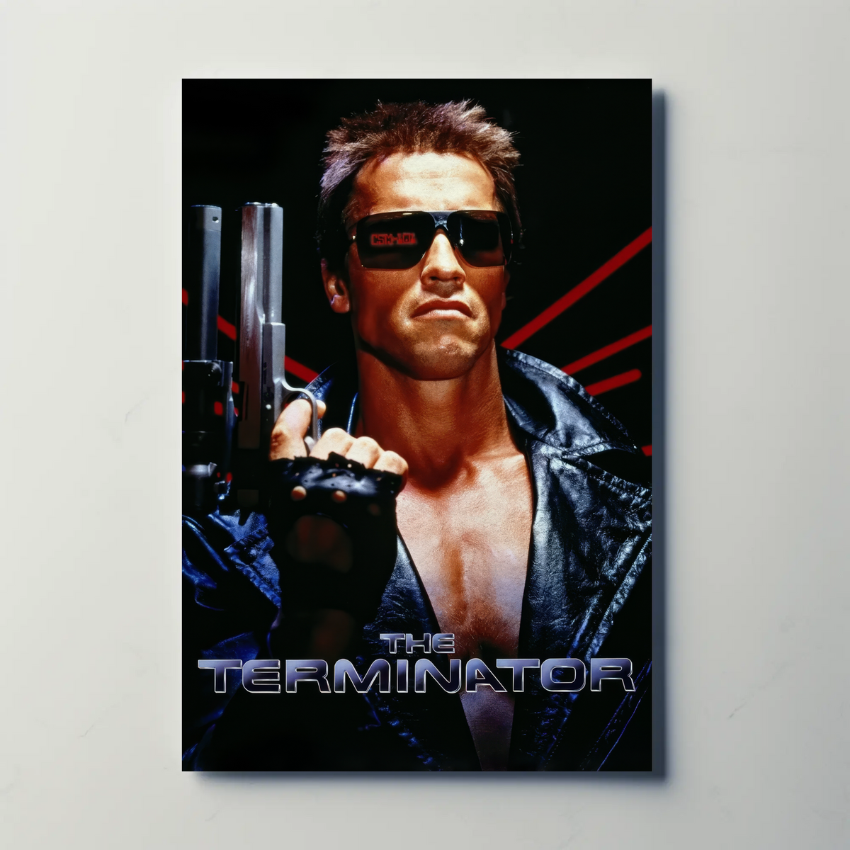 The Terminator (1984) Metal Film Poster