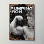 Pumping Iron (1977) Metal Film Poster