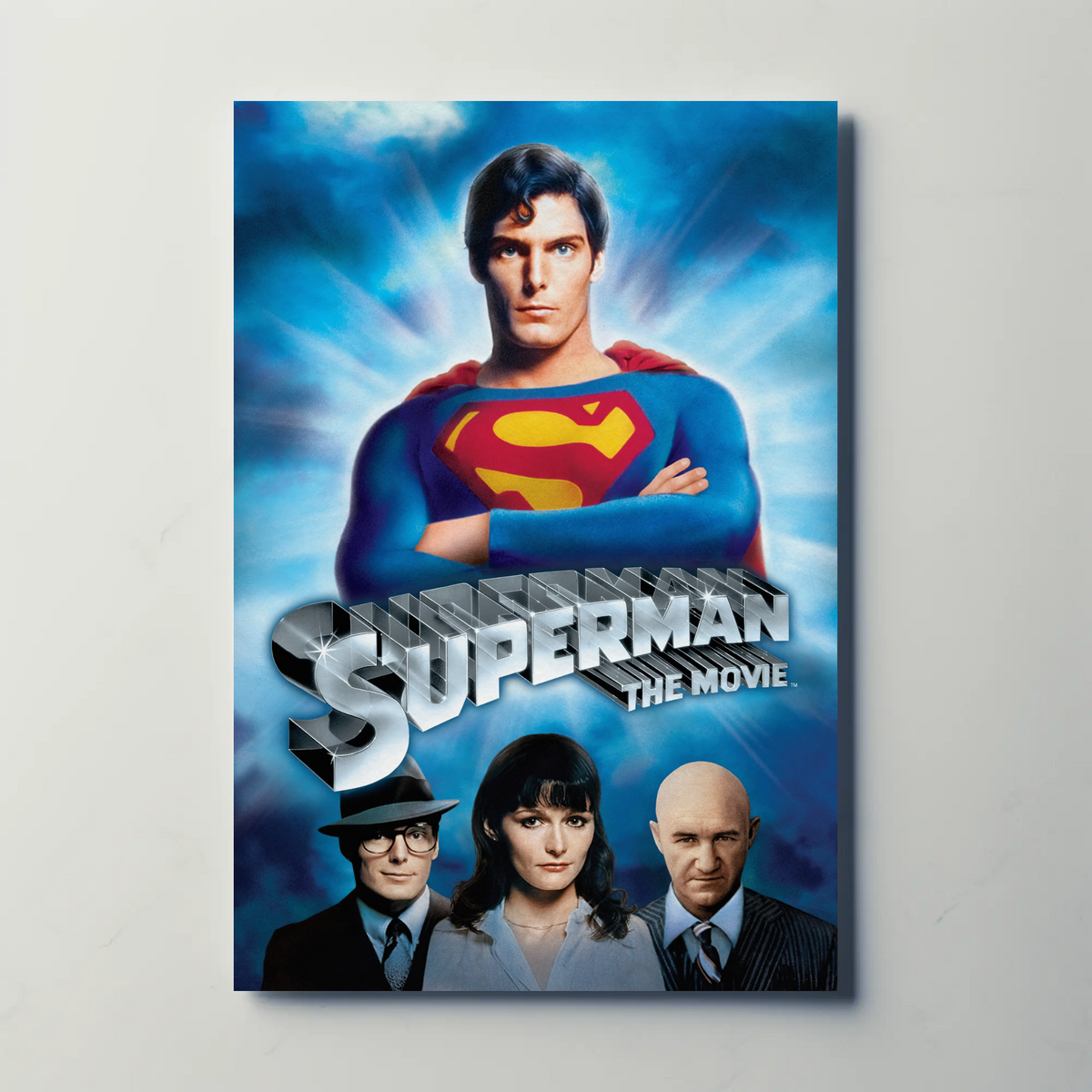 Superman (1978) Metal Film Poster